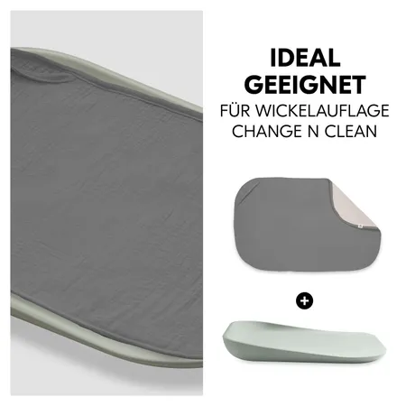 Ideal geeignet für Wickelauflage Change N Clean