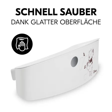 Schnell sauber dank glatter Oberfläche