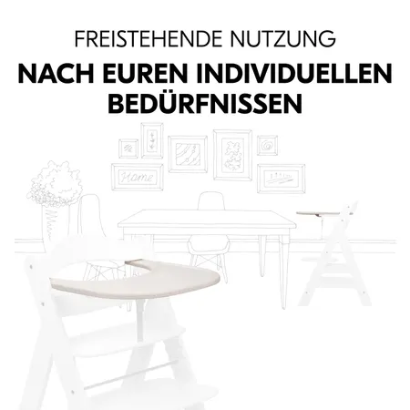 Ermöglicht freistehende Nutzung des Alpha+