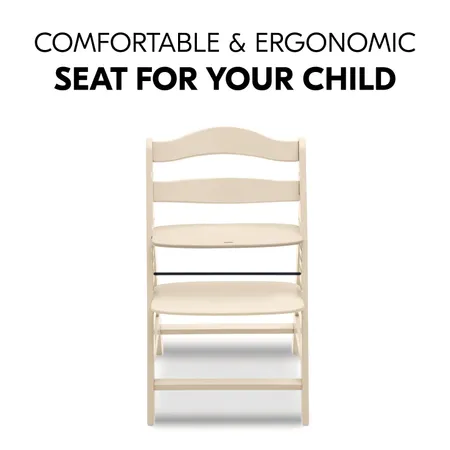 An ergonomic, grow-along highchair