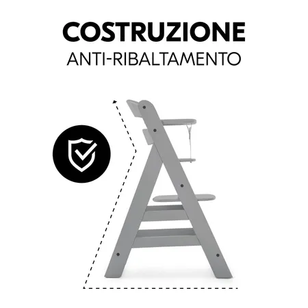 A prova di ribaltamento, grazie alla sua stabilità