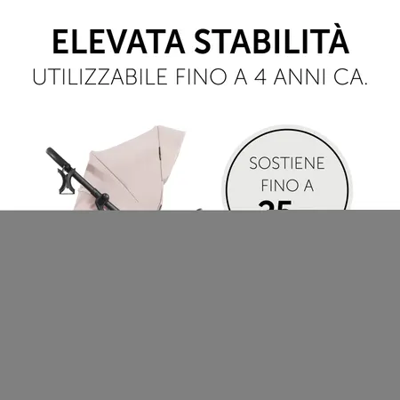 Stabilità elevata – adatto fino a 4 anni