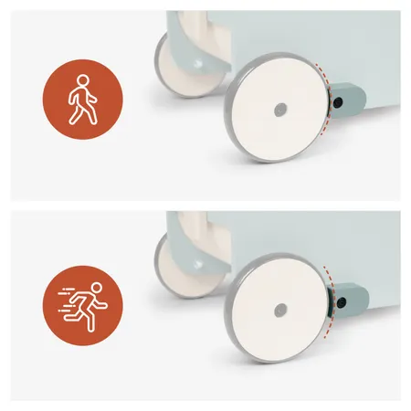 Individually adjustable brake