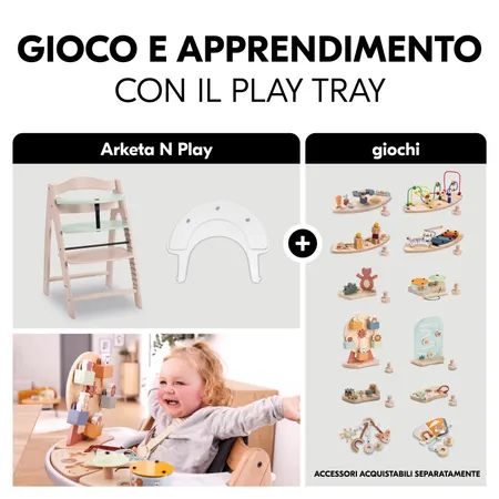 Vassoio da gioco per imparare divertendosi