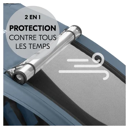 Protège contre le vent et les intempéries