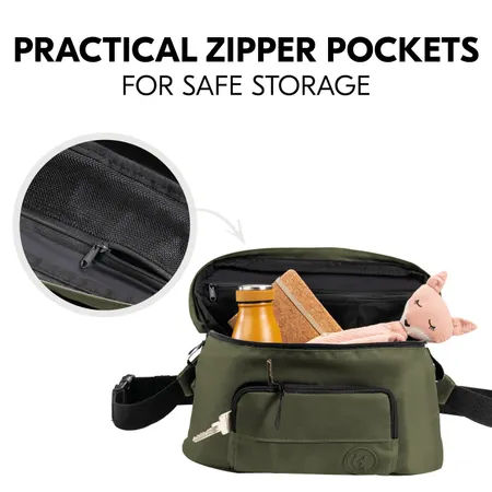 Reliably stowed away thanks to the zip