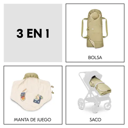 Bolsa, saco y manta de juego 3 en 1