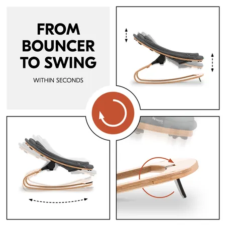 From bouncer to swing in just the flick of a wrist