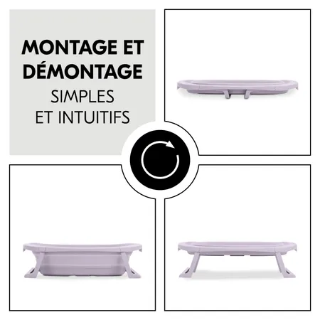 Montage et démontage simples et intuitifs