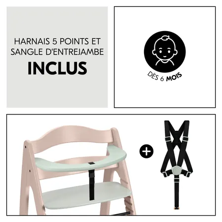 Livrée avec tous les accessoires de sécurité