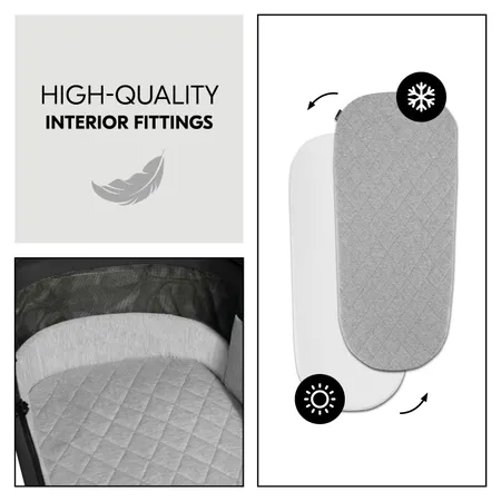 Large and comfy carrycot for everyday luxury