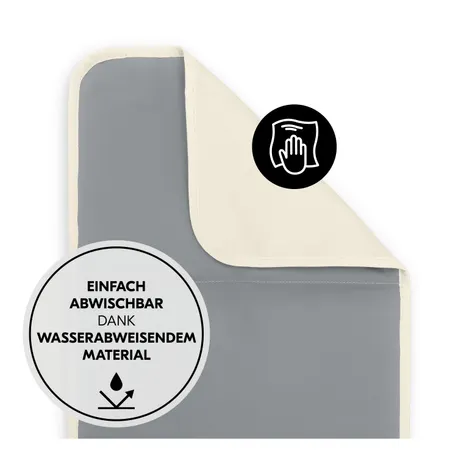 Einfach abwischbar dank wasserabweisendem Material