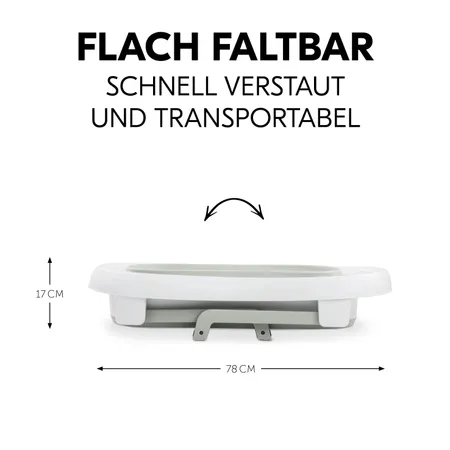 Flach faltbar, schnell verstaut und transportabel