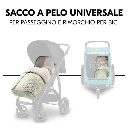 Coprigambe universale con motivo di Simba