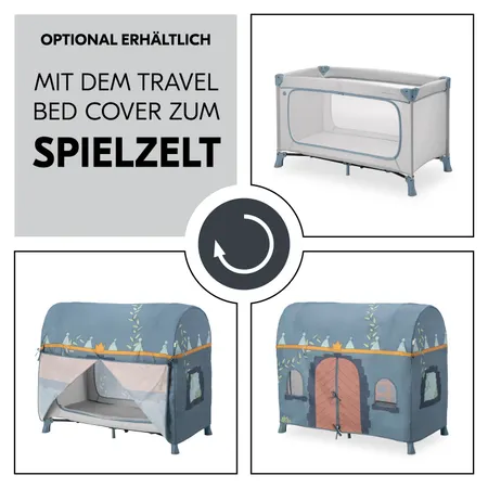 Mit dem Travel Bed Cover zum Spielzelt