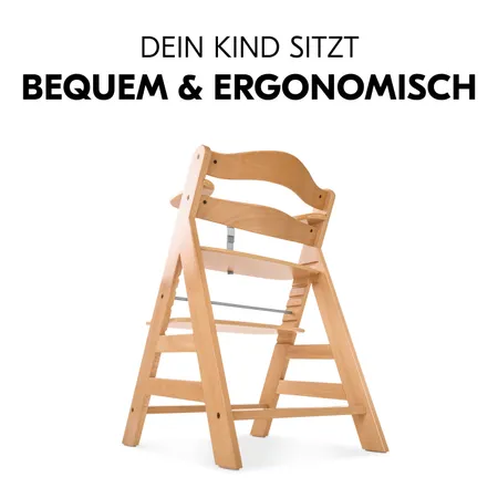 Ein ergonomischer Hochstuhl, der mitwächst