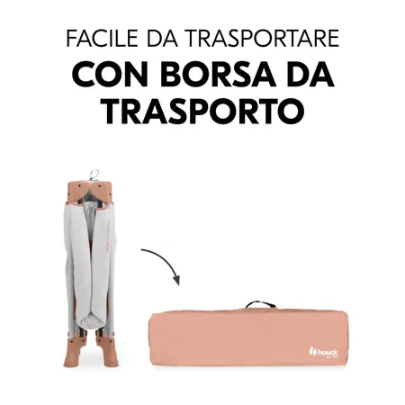 Facile da trasportare con borsa da trasporto