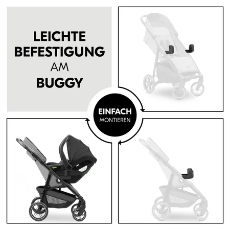 Lässt sich leicht am Buggy befestigen