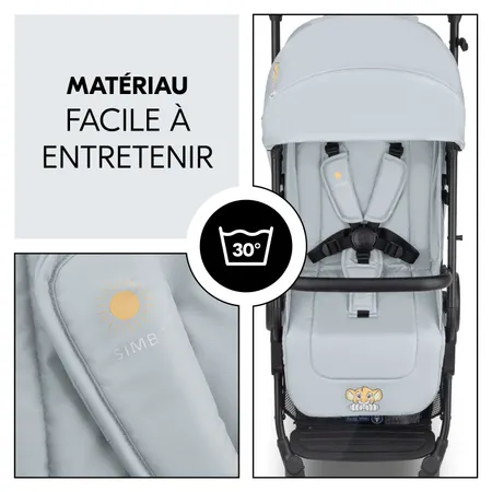 Matériaux faciles à nettoyer, lavables en machine
