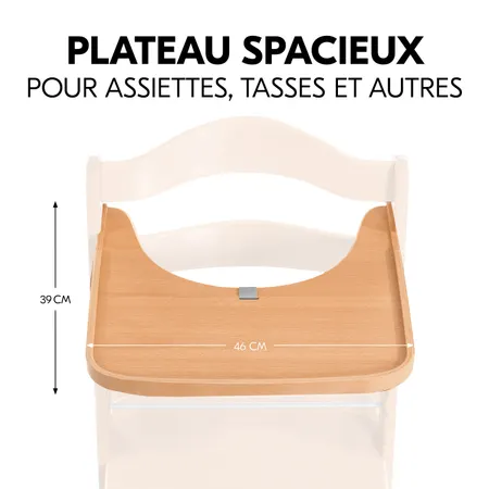 Beaucoup de place pour manger et jouer