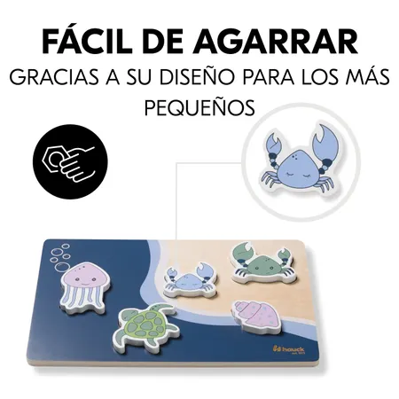 Diseño fácil de agarrar y apto para niños