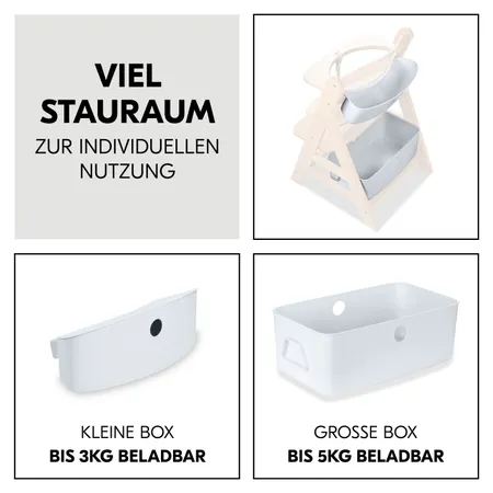Viel Stauraum zur individuellen Nutzung