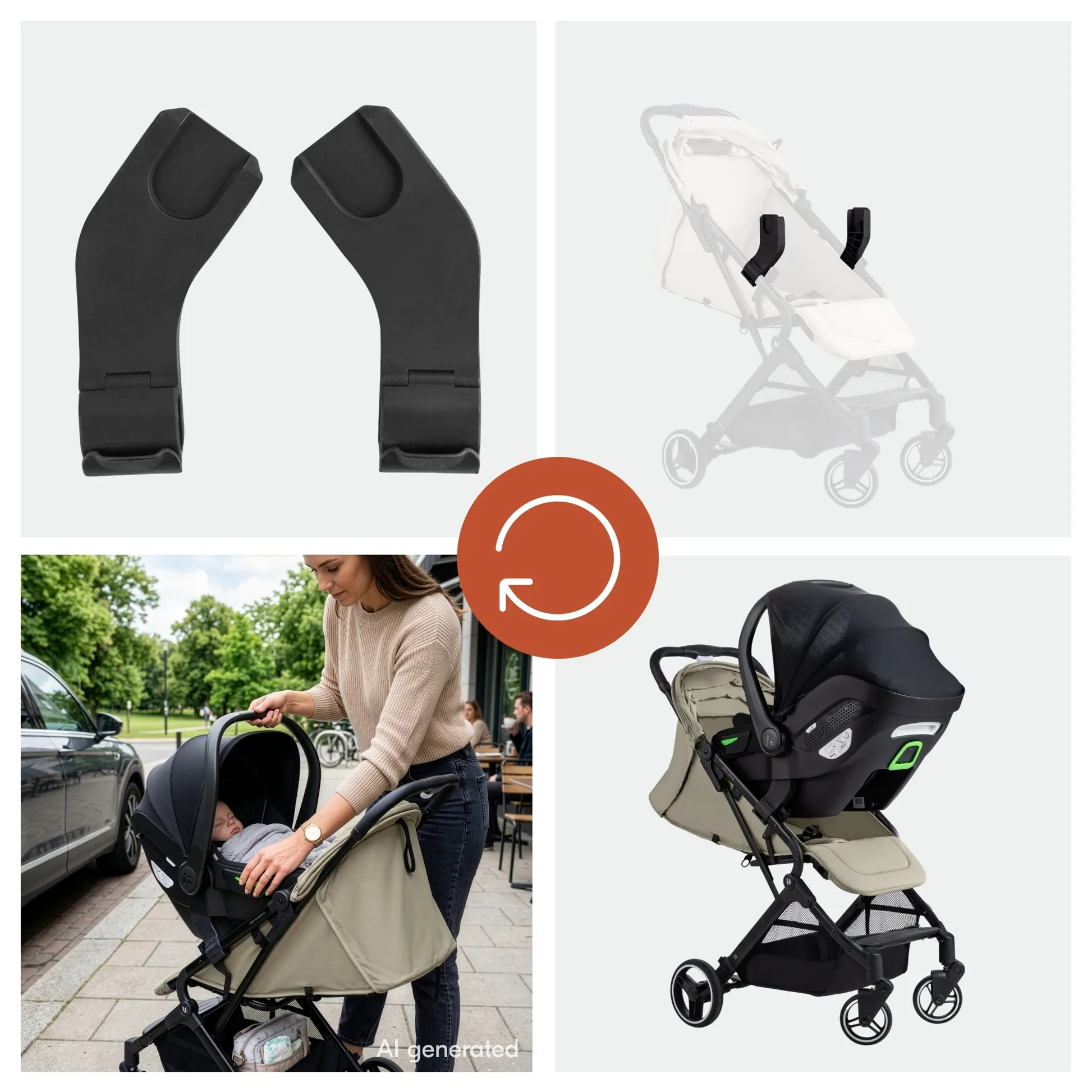 Travel N Care / Plus Car Seat Adapter