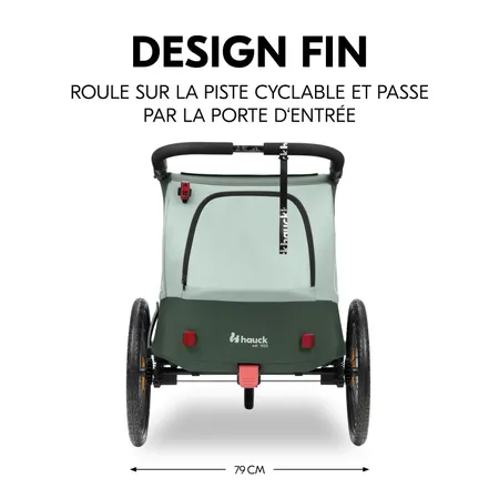 Pour piste cyclable, franchit les portes d'entrée