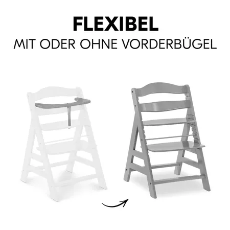 Flexibel nutzbar mit oder ohne Vorderbügel