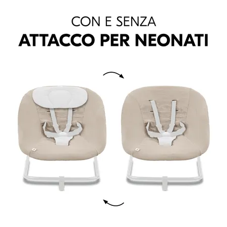 Con e senza attacco per neonati