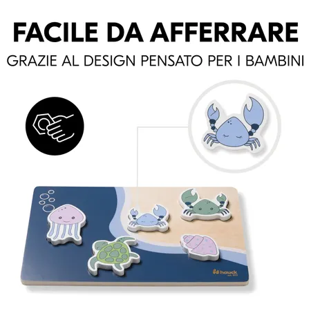 Design facile da impugnare e adatto ai bambini