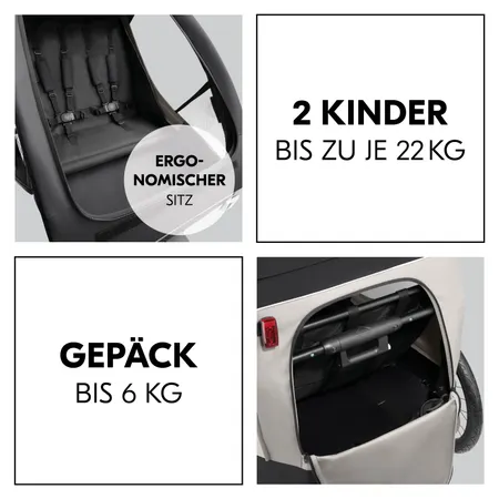 Viel Platz für deine Kinder und Gepäck