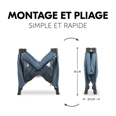 Facile et rapide à monter et à démonter