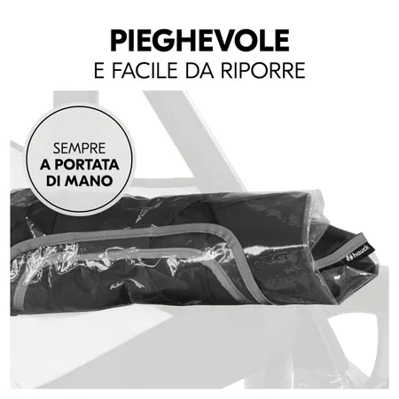 Si ripiega in poco tempo ed è facile da riporre