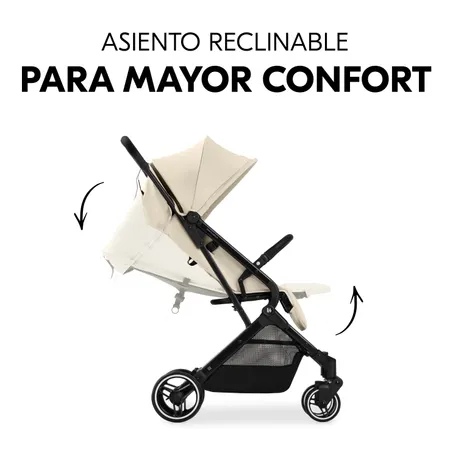 Asiento ajustable y reclinable para mas comodidad