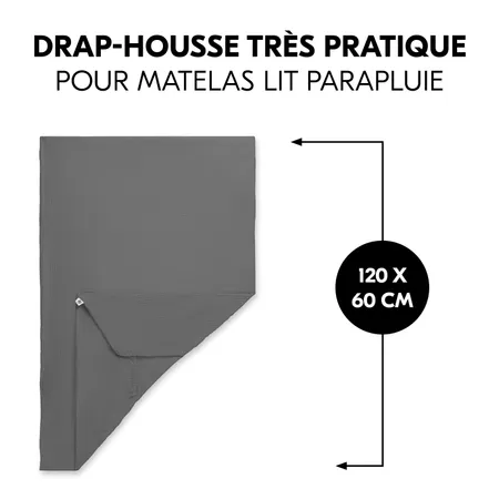 Drap-housse doux pour matelas de lit de voyage