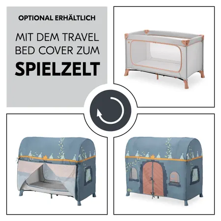 Mit dem Travel Bed Cover zum Spielzelt