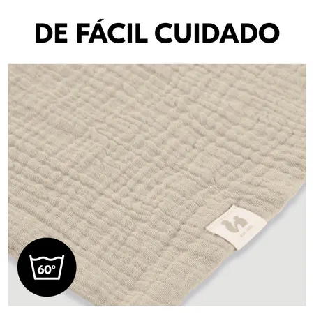 Fácil de cuidar y lavable a 60° C