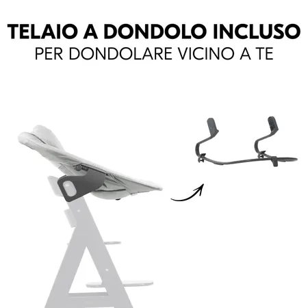 Da sdraietta a dondolo in un attimo