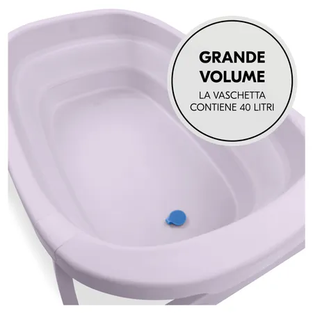 Grande volume e risparmio d'acqua