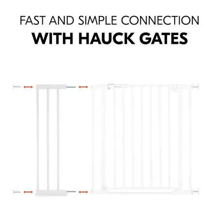 Fast and simple connection with hauck gates