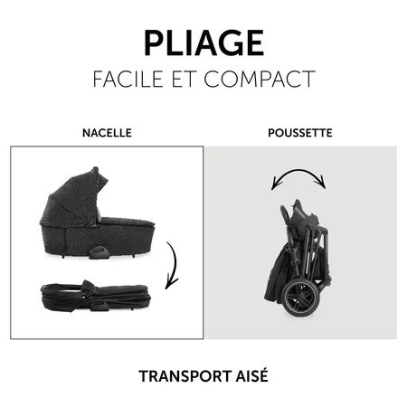 Pliage facile et compact