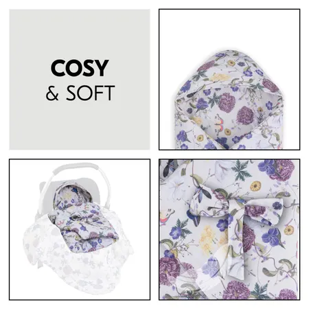 Cosy padding and protective hood