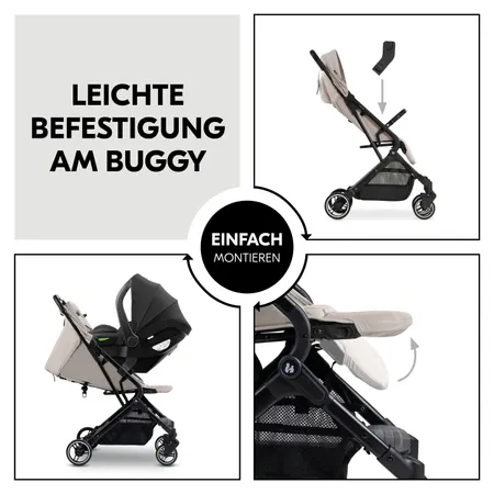 Lässt sich leicht am Buggy befestigen