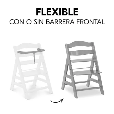 Uso flexible con o sin barra frontal