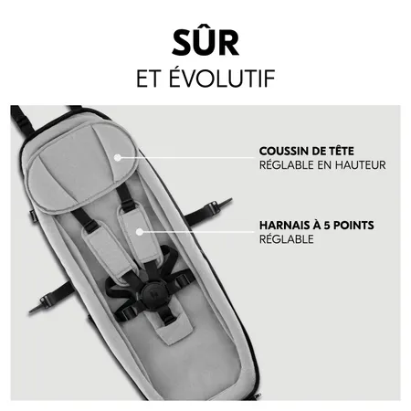 Une sécurité pour bébé en pleine croissance