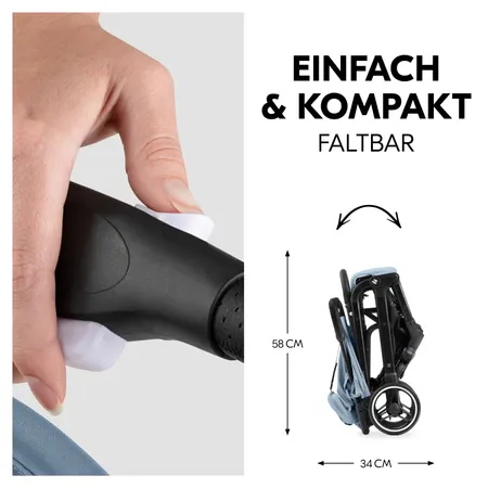 Komfortabel Reisen mit falt- und tragbarem Buggy