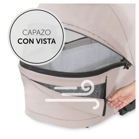 Capazo para bebés con vistas