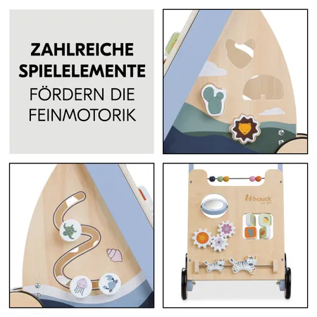 Zahlreiche Spielelemente fördern die Feinmotorik