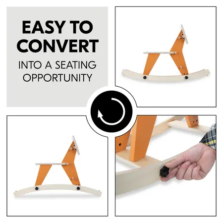 Easy to convert into a seating opportunity